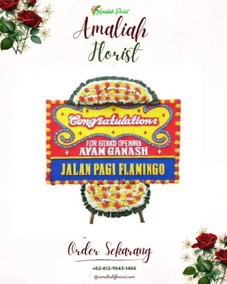 Sewa Papan Bunga Kori